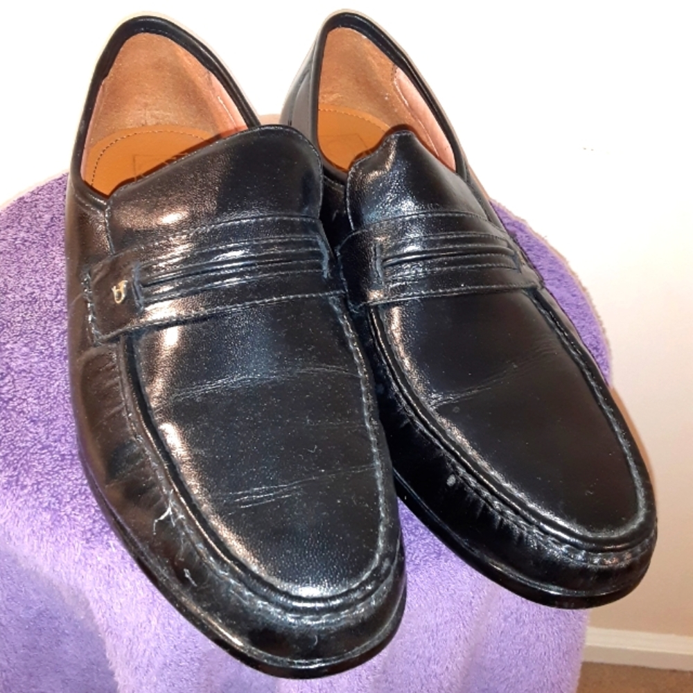 AE723 French Shriner Shoes. Black. 12M